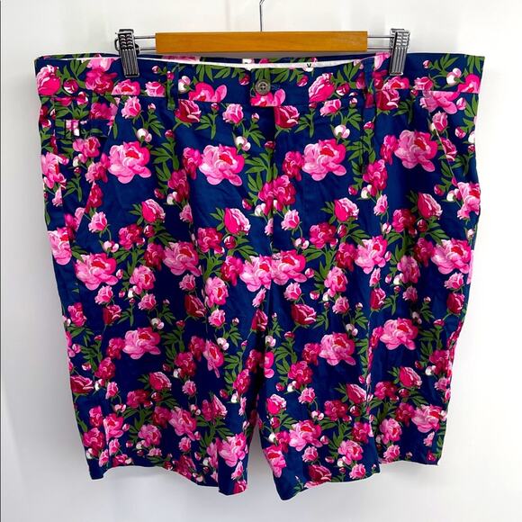 NWOT Royal & Awesome floral print flat front golf shorts sz 40 - Picture 1 of 7